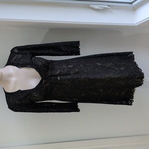 Miss Sixty Y2K Black Lace Andromeda Midi-Dress Size Small